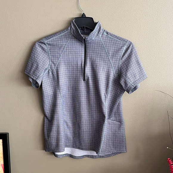 WOMENS XL KERRITS QUARTER ZIP SHORT SLEEVE SHIRT - Picture 1 of 6